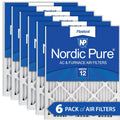Air 6 Pleated Filters Pack (15_1/2x24_1/2) 12 MERV 16x25x1