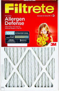 3 16x25x 3M Filter, 9801-2PK-HDW or Micro Microfiber or Pleated, Allergen Micron Defense Furnace Filtrete Red Quantity -