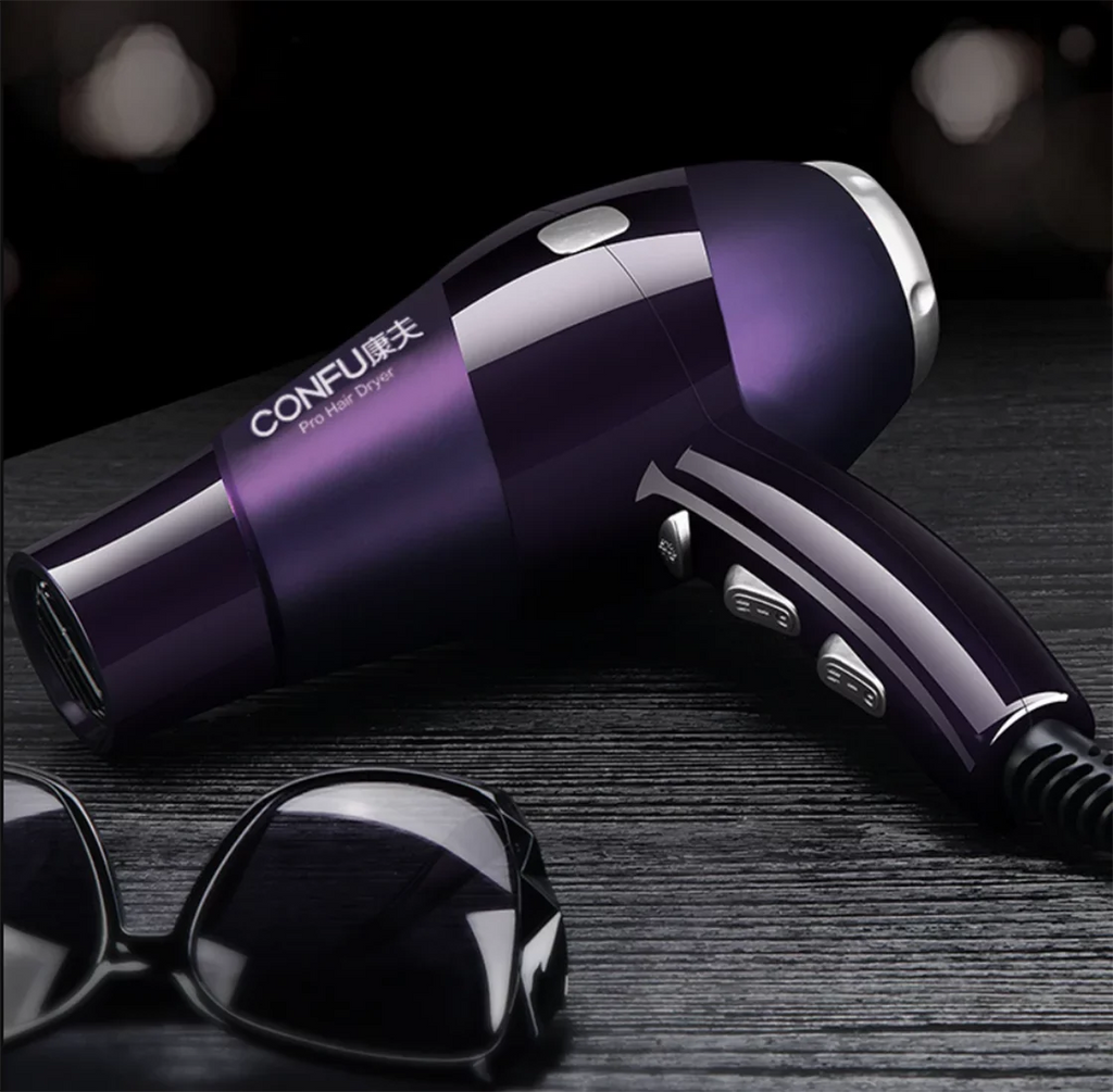 Ionic for and Hair Function Dryer, cold Concentrator air Cool Power 3 and CONFU 2 Shinier hot Button, Settings, High 2300W Dryer, Speed Hair Nozzle(Red) Heat Dryers Results, Shot for Women,