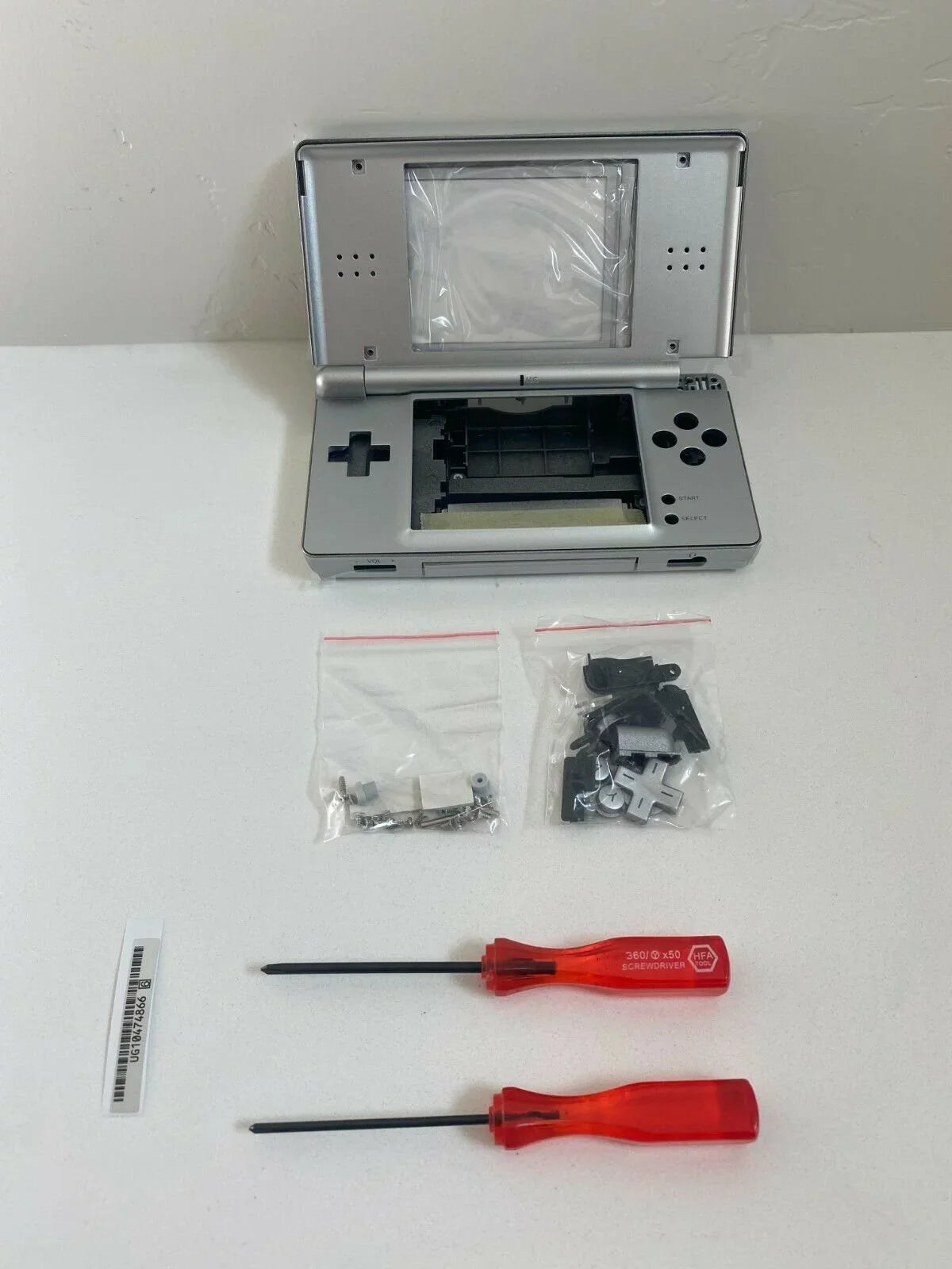 Replacement Nintendo for Housing Silver Glass DS Lens Lite Shell
