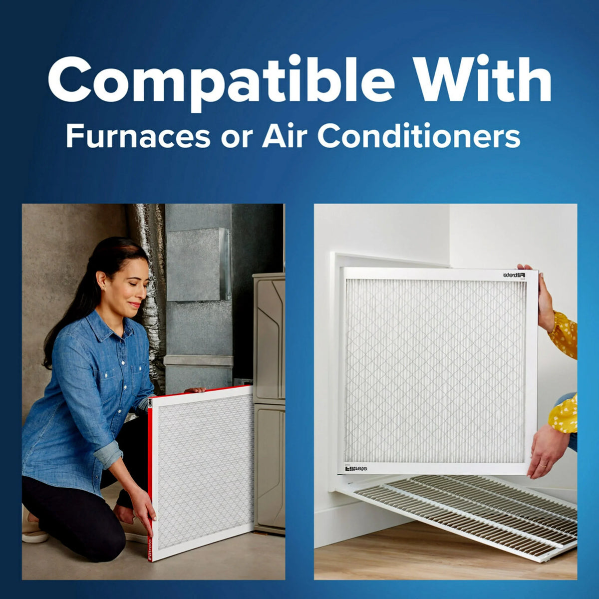 Filters 1000 Air Filter, 12x24x1 4 Allergen 11, Defense, Filtrete MERV MPR