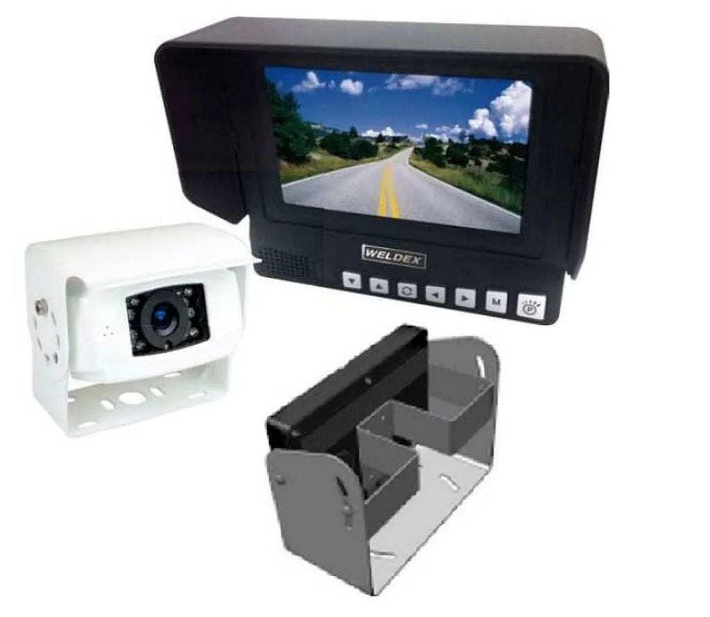 White Grade WDRV-7041M-UPG, & Up Package Color Camera Black Back-Up to LCD