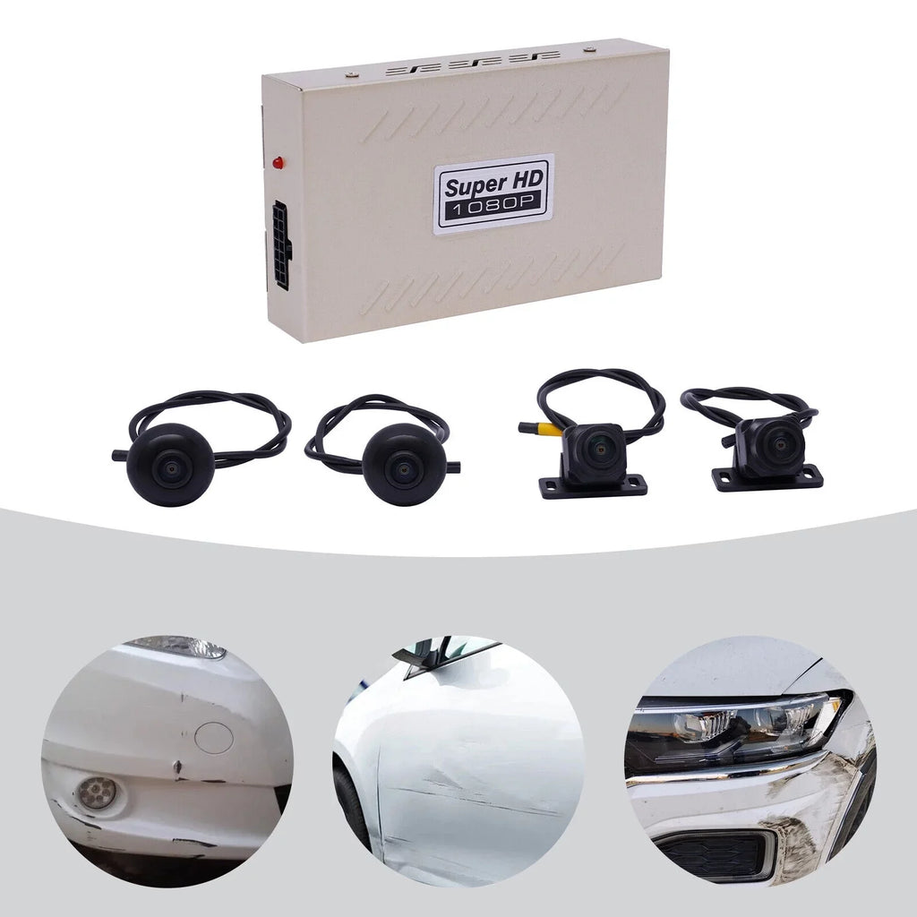 Recorder Sensor Cam Image Dash CMOS Video Camera DVR Car Rear Lens MONIPA 360°