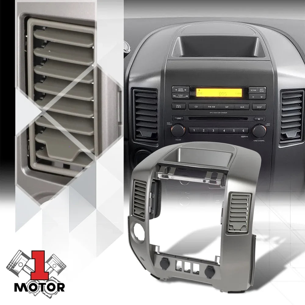 for 04-2006 Instrument Bezel Titan Radio Console SE/XE AC Nissan Center Assembly