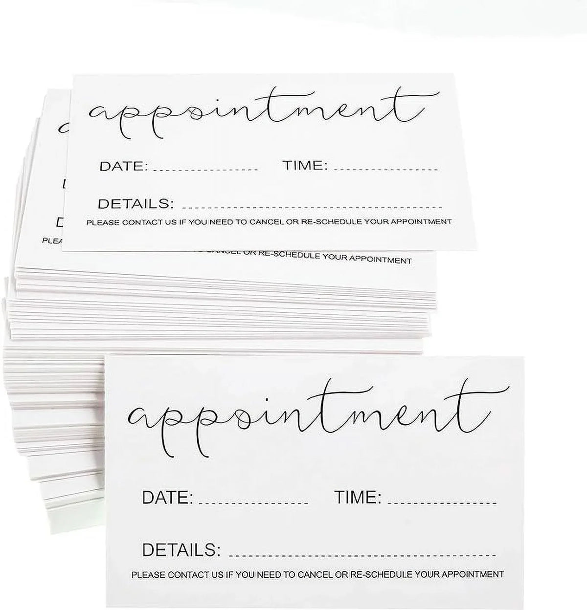 100) for of (Pack Barber Hair Restaurants 100 Beauty Pack Makeup Nail Therapist Appointment Reminder Shop Salon of RXBC2011 Cards