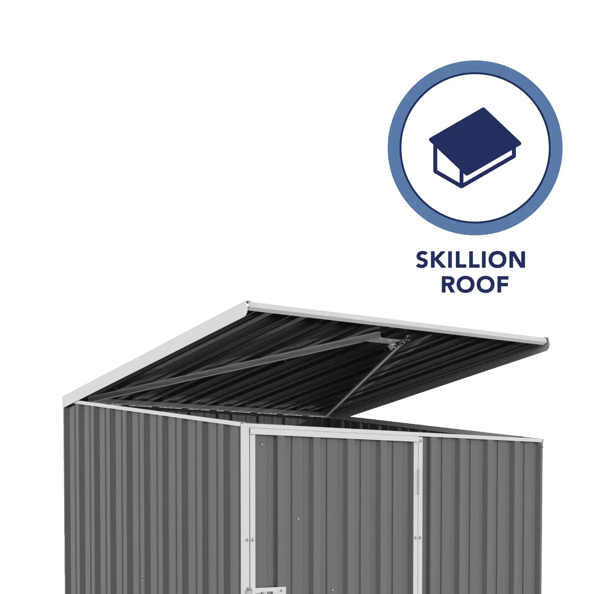 '- 5 Shed ft. Pump  x 5 Pool Absco Multipurpose Woodland Gray AB1070