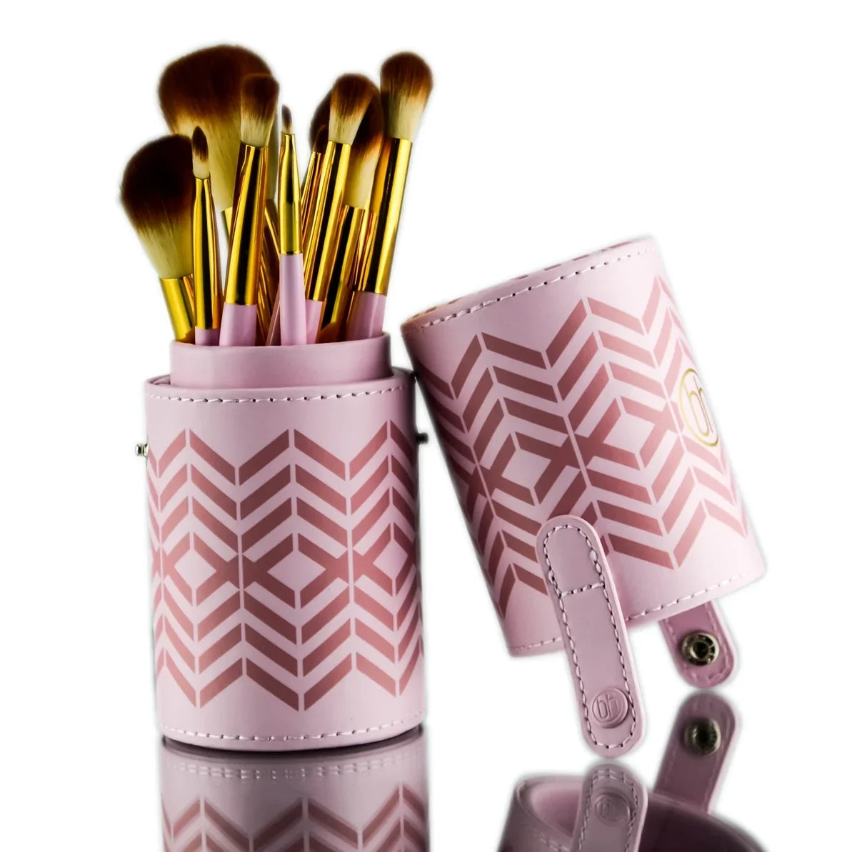 Pink Piece Perfection 10 Brush BH Set Cosmetics