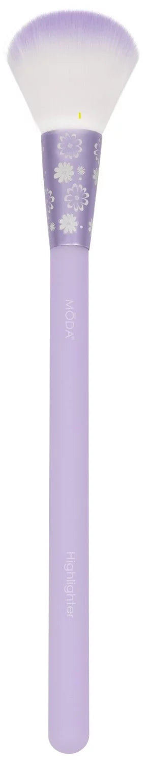 Blush, Makeup and Highlighter, Pointed Pastel Moda Brush Makeup Includes Complete Brushes Posh Shader Set, Face 5pc Brush