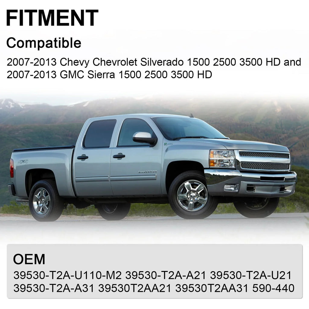 Silverado/GMC Sierra for Camera Handle Rear Backup 2007-2013 Chevy Tailgate View 22755304