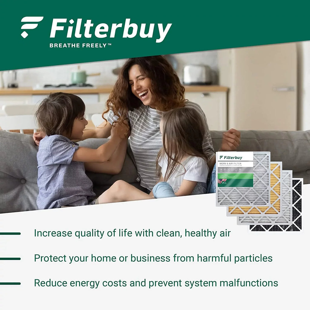 8 16x18x2 Filterbuy (2-Pack) HVAC MERV Furnace AC Pleated Air Filters
