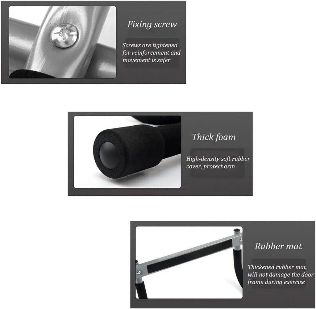 Workout Pull-up Upper Strength Gym Equipment Exercise, Home, Bar Door Doorway for Fitness for Body
