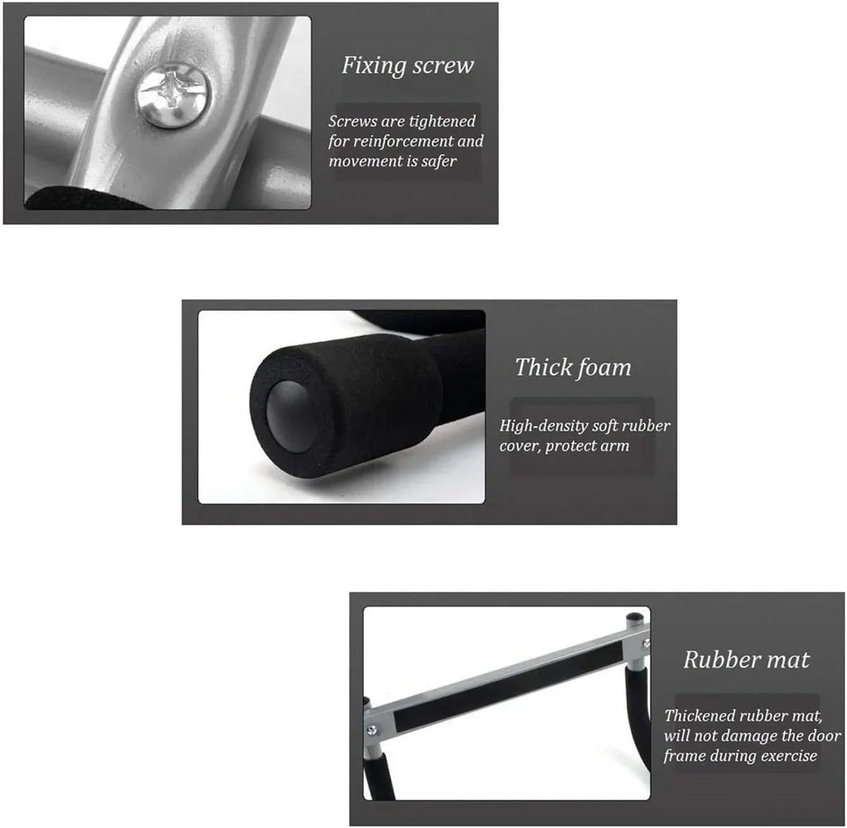 Workout Pull-up Upper Strength Gym Equipment Exercise, Home, Bar Door Doorway for Fitness for Body
