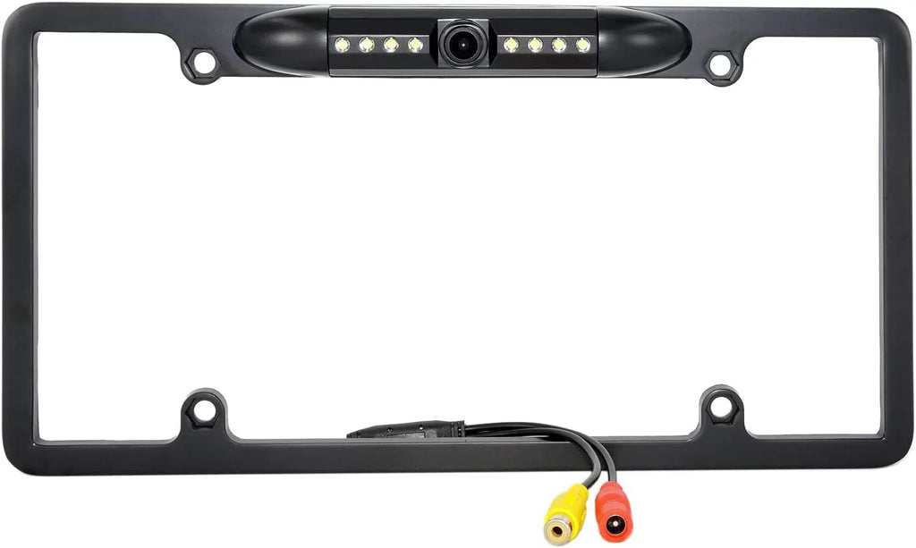 Rearview Plate KW-V830BT KWV830BT for License JVC Black Backup Frame Camera