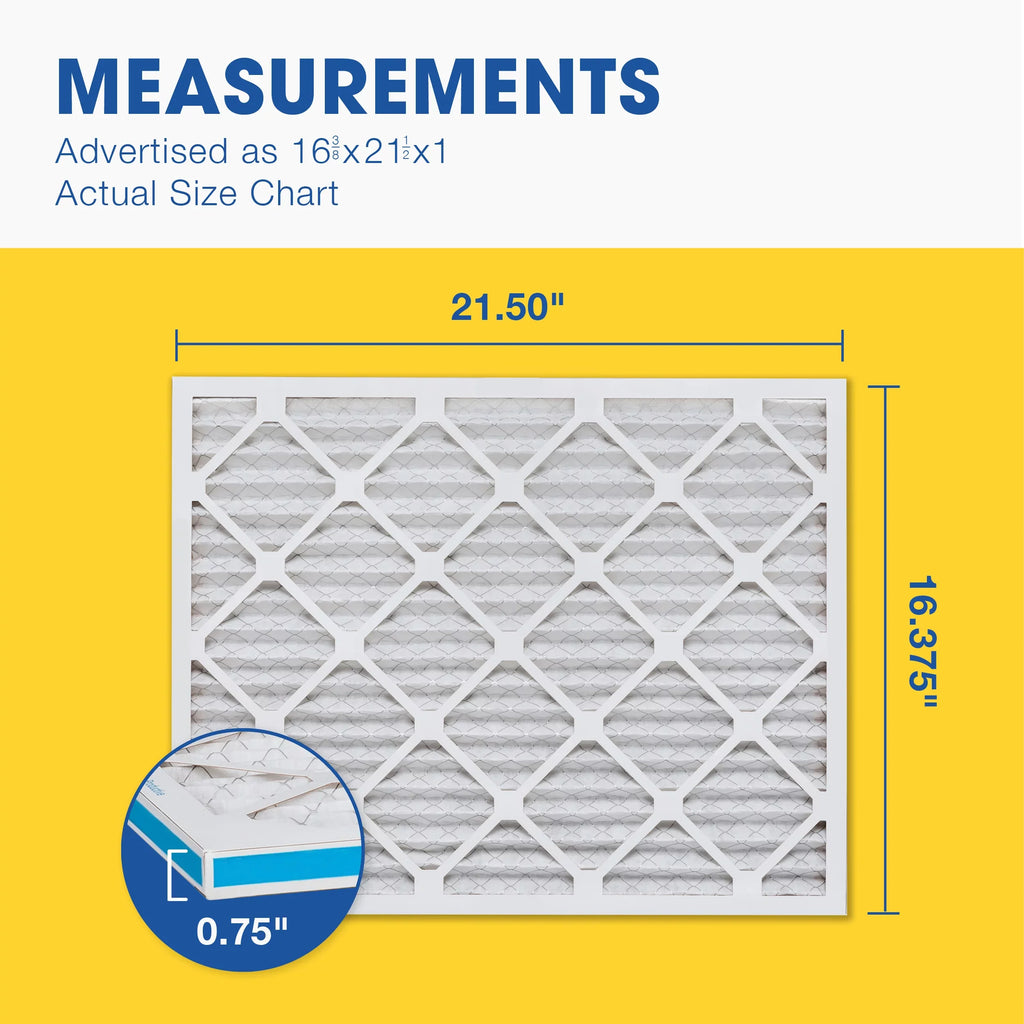 Pack MERV 3/8 16 11 Aerostar Pleated x Filter, Air 1 x Furnace Filter, Air AC 4 1/2 21