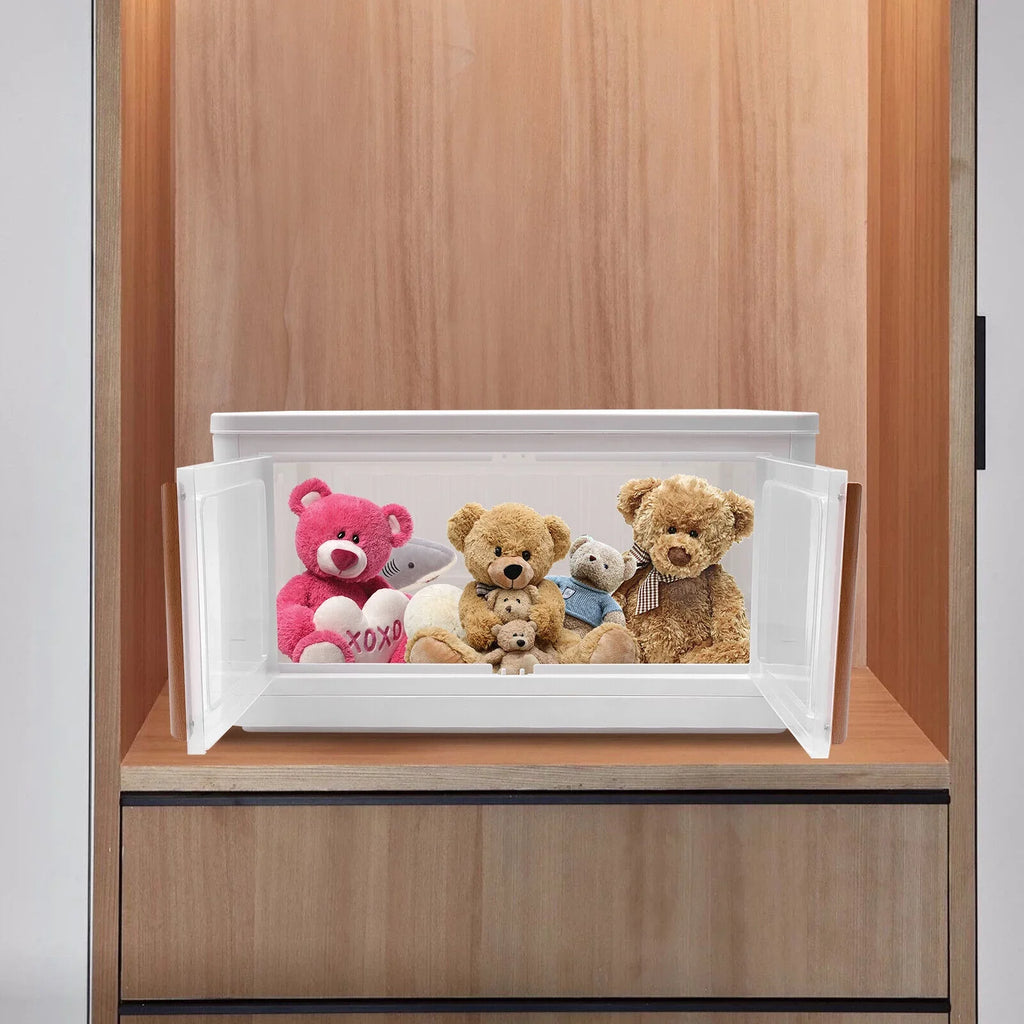 Organizer Storage Box Stackable Closet Car Dorm Collapsible Organizer Plastic