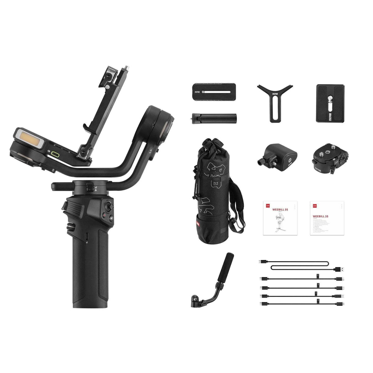 Handheld for with Gimbal Cameras Stabilizer Bundle 3S Mirrorless Zhiyun Lens DSLR and Filter Weebill