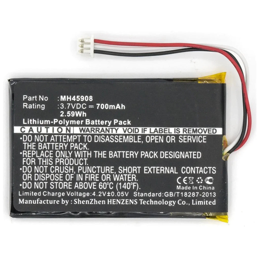 for High Battery 700 3.7V, Battery MH45908 BNA-WB-P1459 Wireless Li-Pol, mAh, - Ultra Corsair Battery Capacity Accessories Batteries Replacement N - Headset