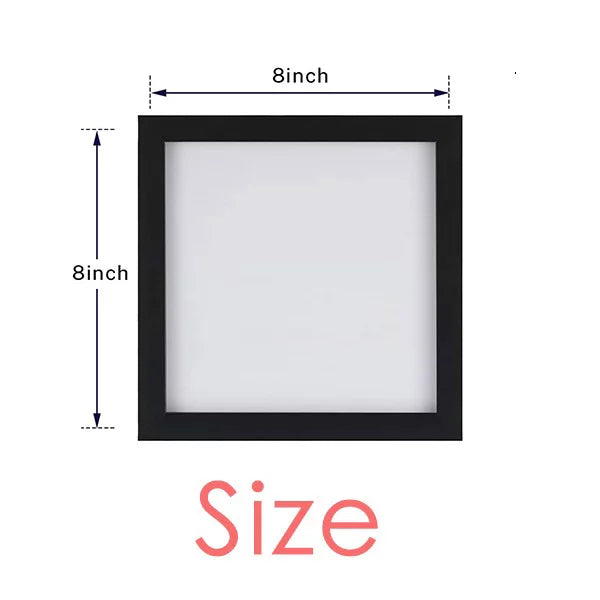 Virgo Sign Constellation Tabletop Picture Square Wall Black Zodiac Frame