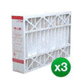 Honeywell Pack) Air 11 Filter HVAC F100F2002 for Replacement MERV 16x25x4 (3