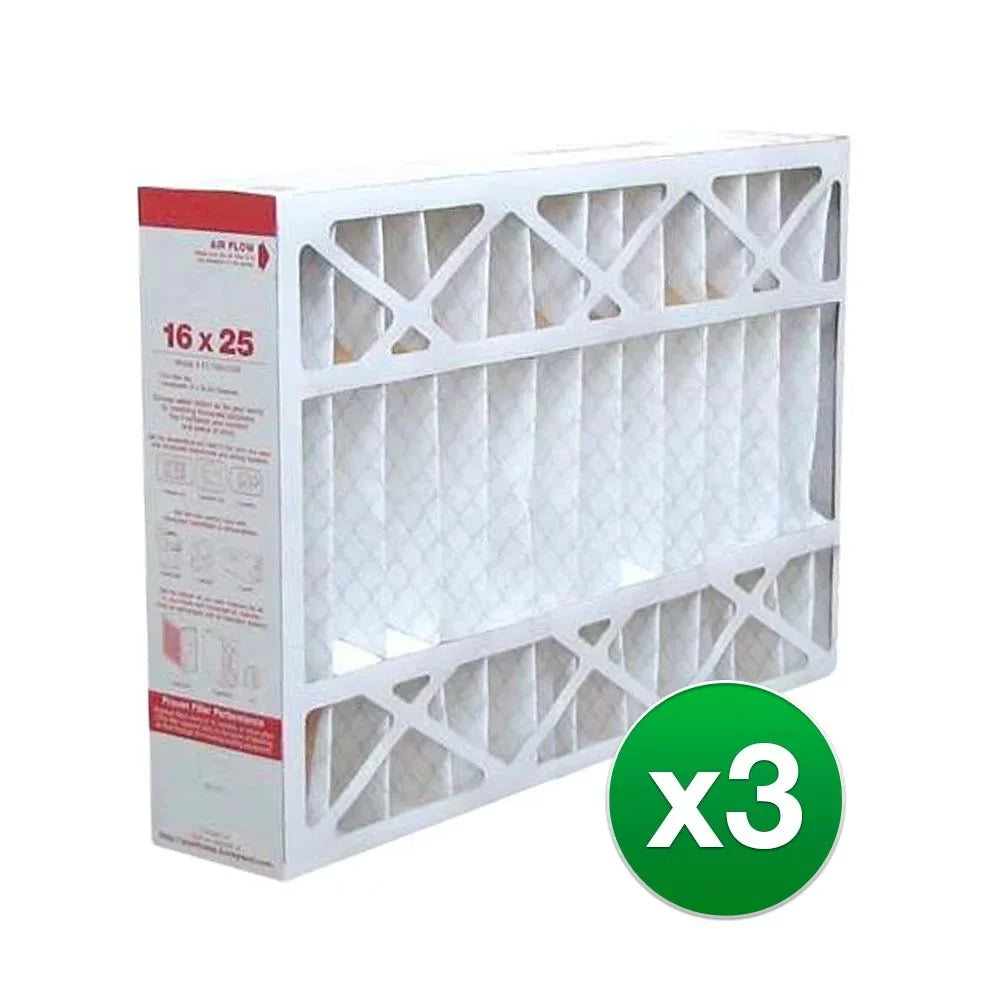 Honeywell Pack) Air 11 Filter HVAC F100F2002 for Replacement MERV 16x25x4 (3