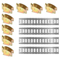Shelving Sockets DC Track Pieces: 12 Mall Galvanized Wood & ft Kit Rails Track - Beam 5 E E E Track Cargo