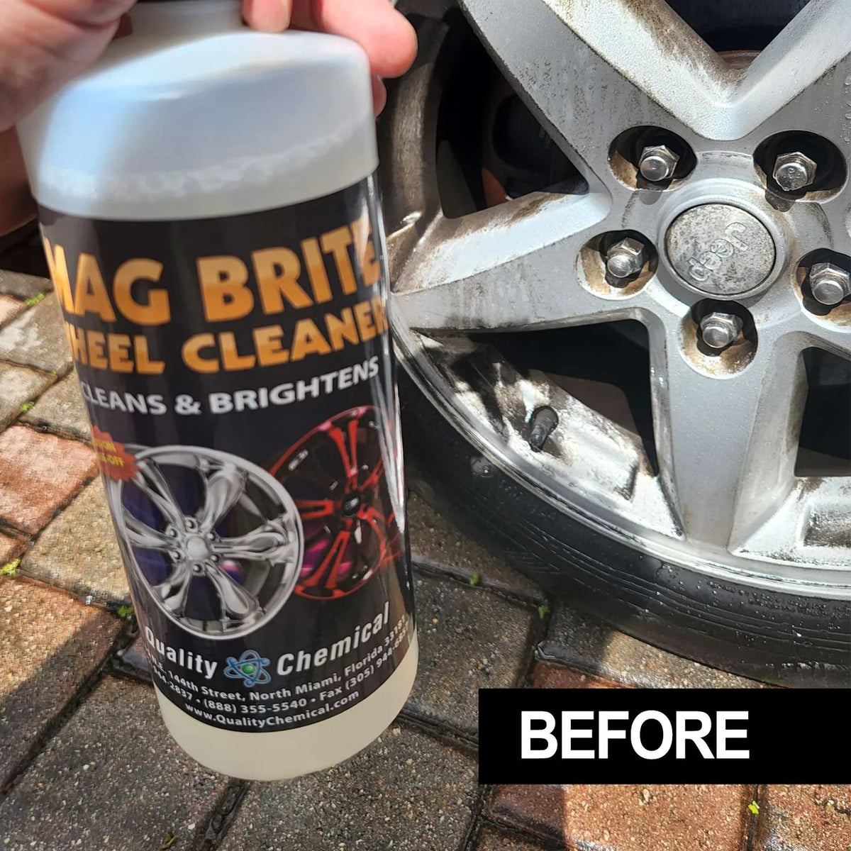 and Gallon Acid Cleaner Brite Rim Wheel / Mag case 2