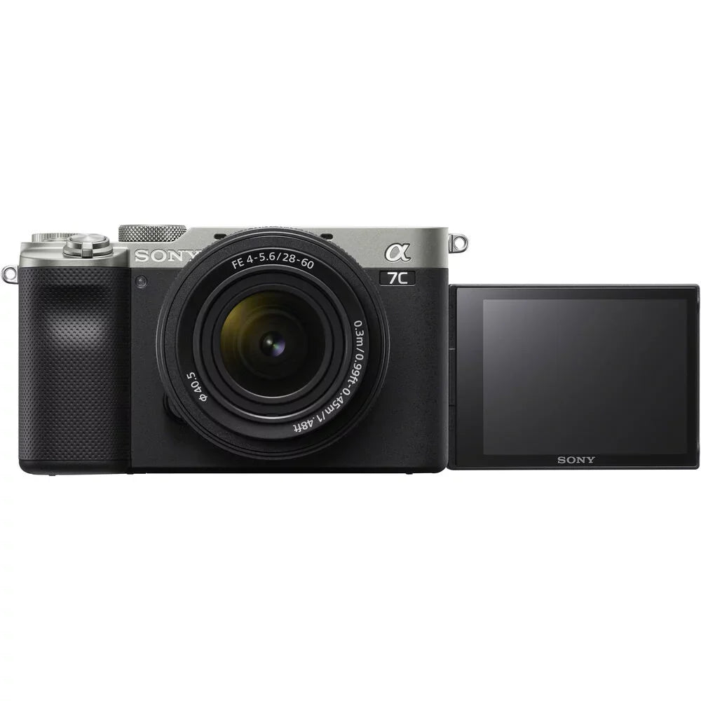 Sony (Silver) with Lens 28-60mm - Camera a7C ILCE7CL/S Mirrorless