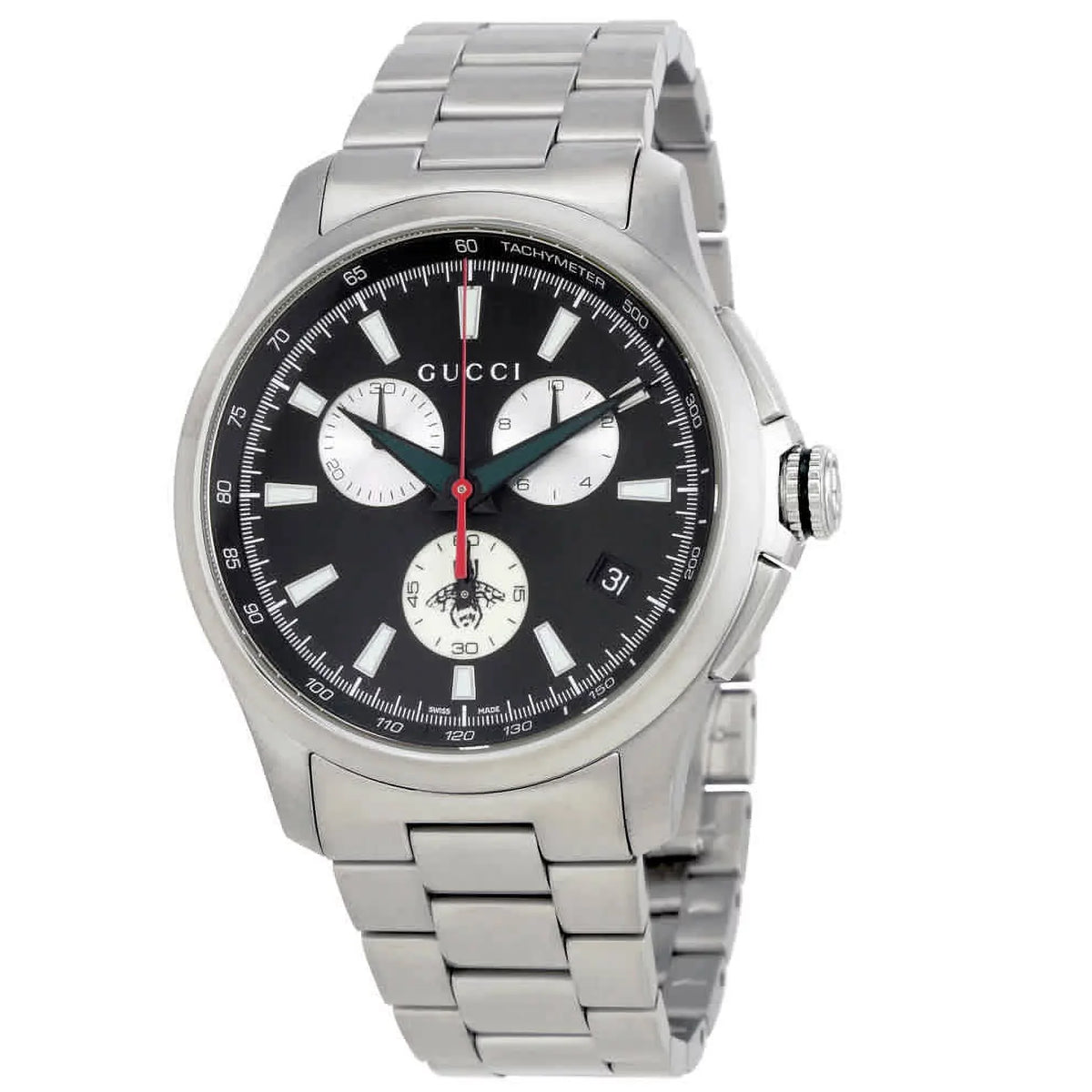 Watch,  Gucci Men's YA126267 G-Timeless Stainless Steel
