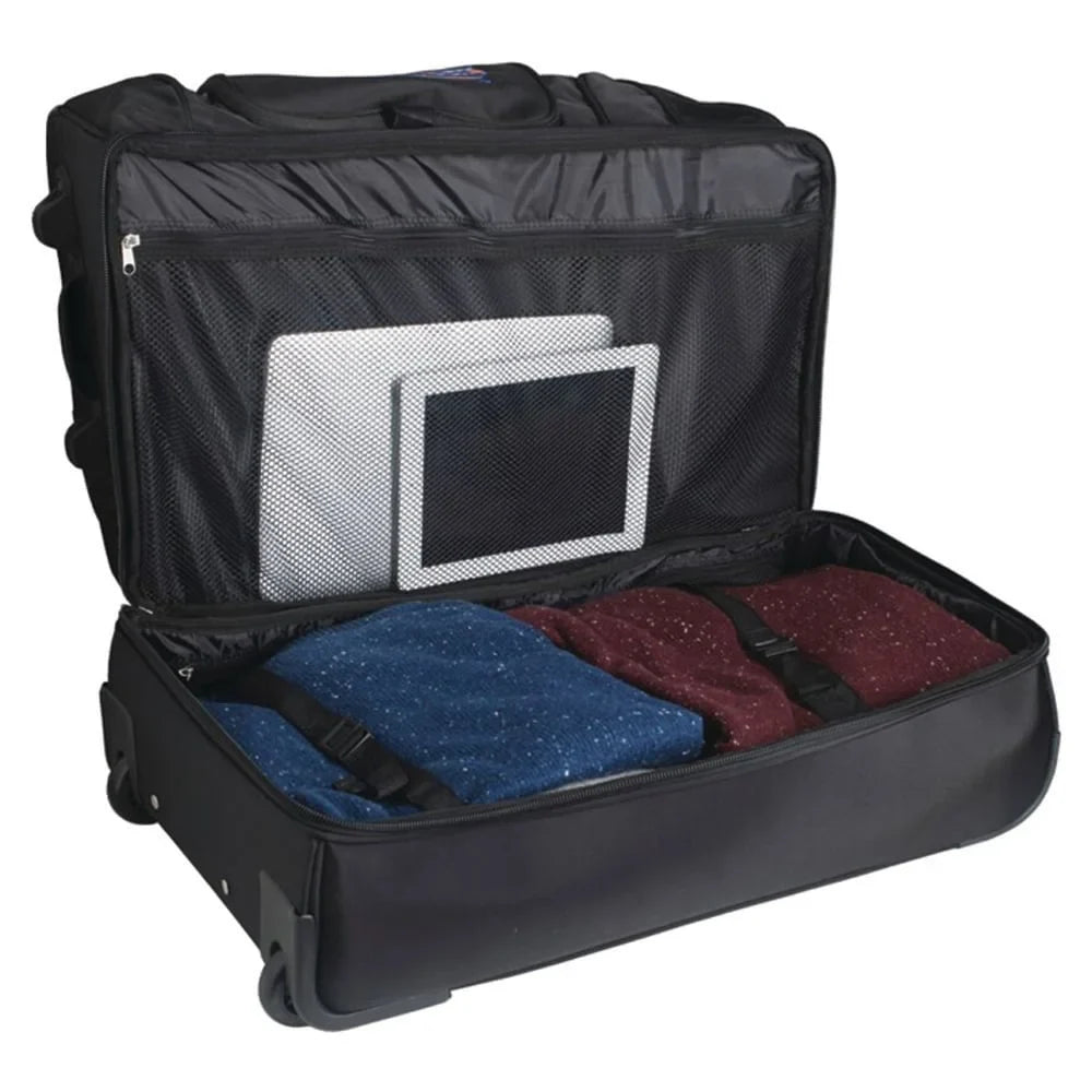 Duffel 27'' MOJO 2-Wheel Bottom Eagles Rolling Drop Black Bag Philadelphia