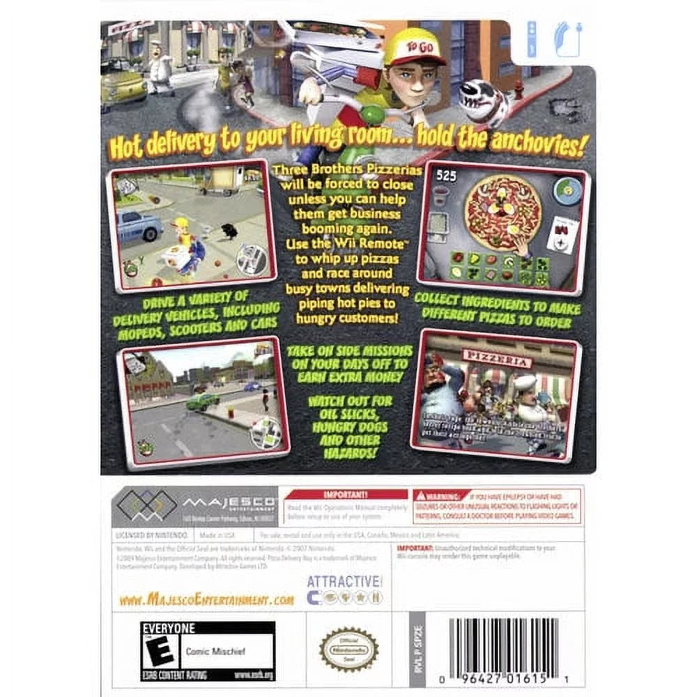 Nintendo - Wii Boy Delivery Pizza