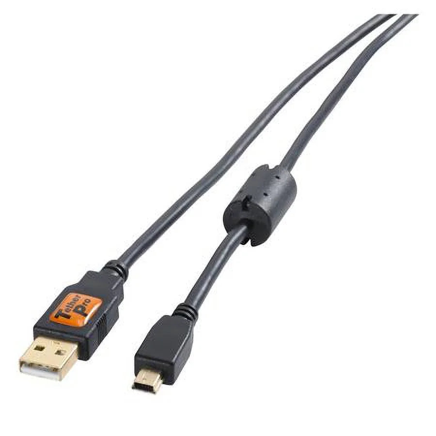 USB A Gold to Male - Mini-B Pin Feet 15 Pro Plated Cable 5 - 2.0