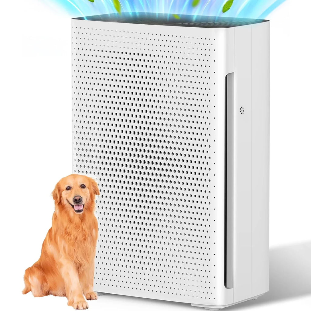 Coverage,White Ultra - Adjustable ft Quiet Air Sleep CADR, 410 Purifier Olansi Mode Fan sq. - HEPA High Speed,