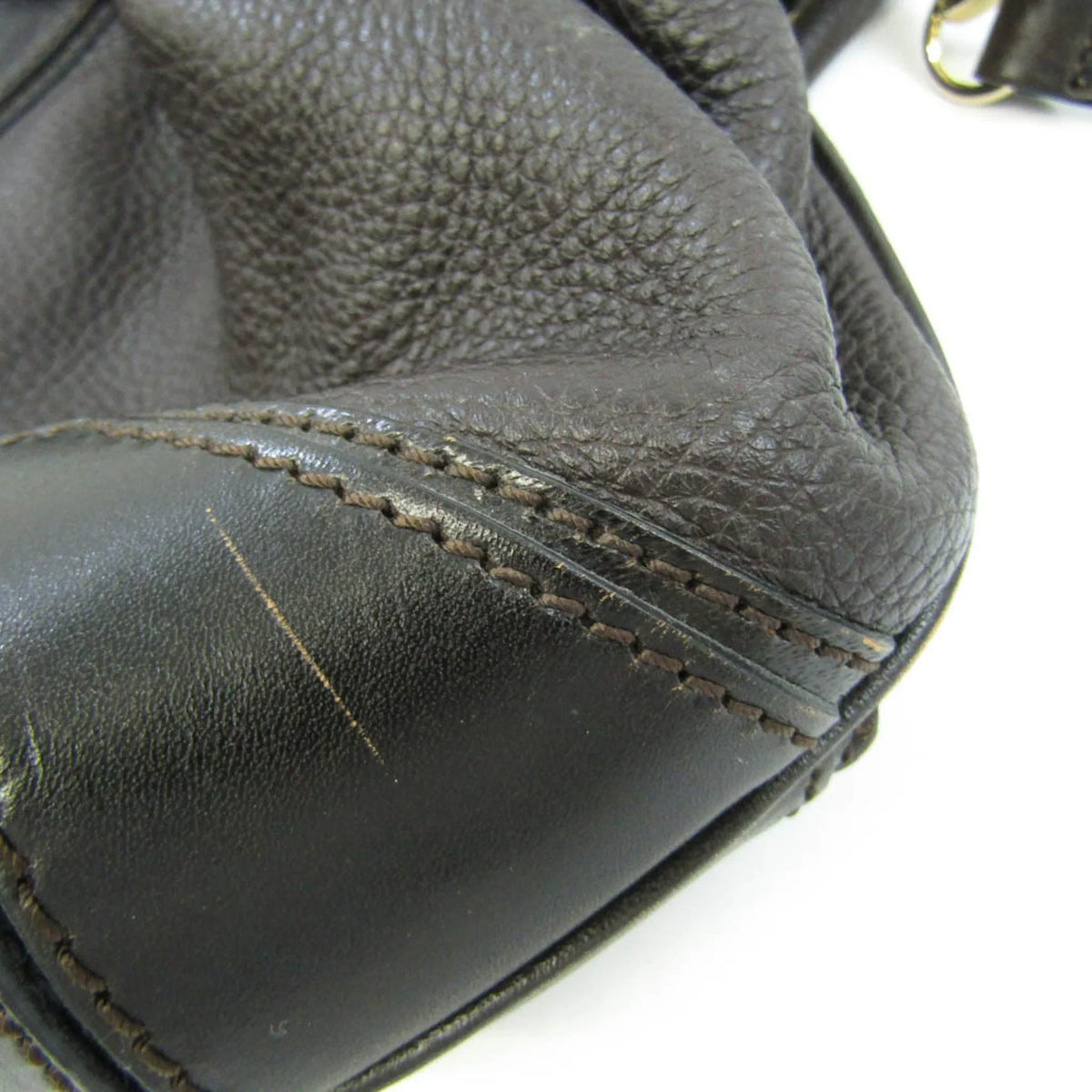 Burberry Bag Pre-Owned 3801199 Brown Women's Handbag,Shoulder Leather (Good) Dark