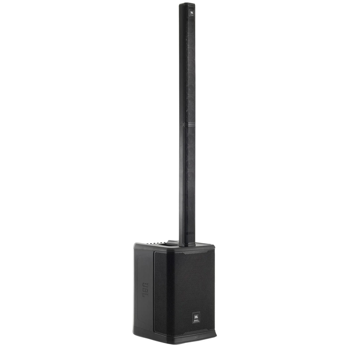 Vocal System PRX Powered SM58 Microphone PA Package with ONE JBL Shure Column Portable All-In-One