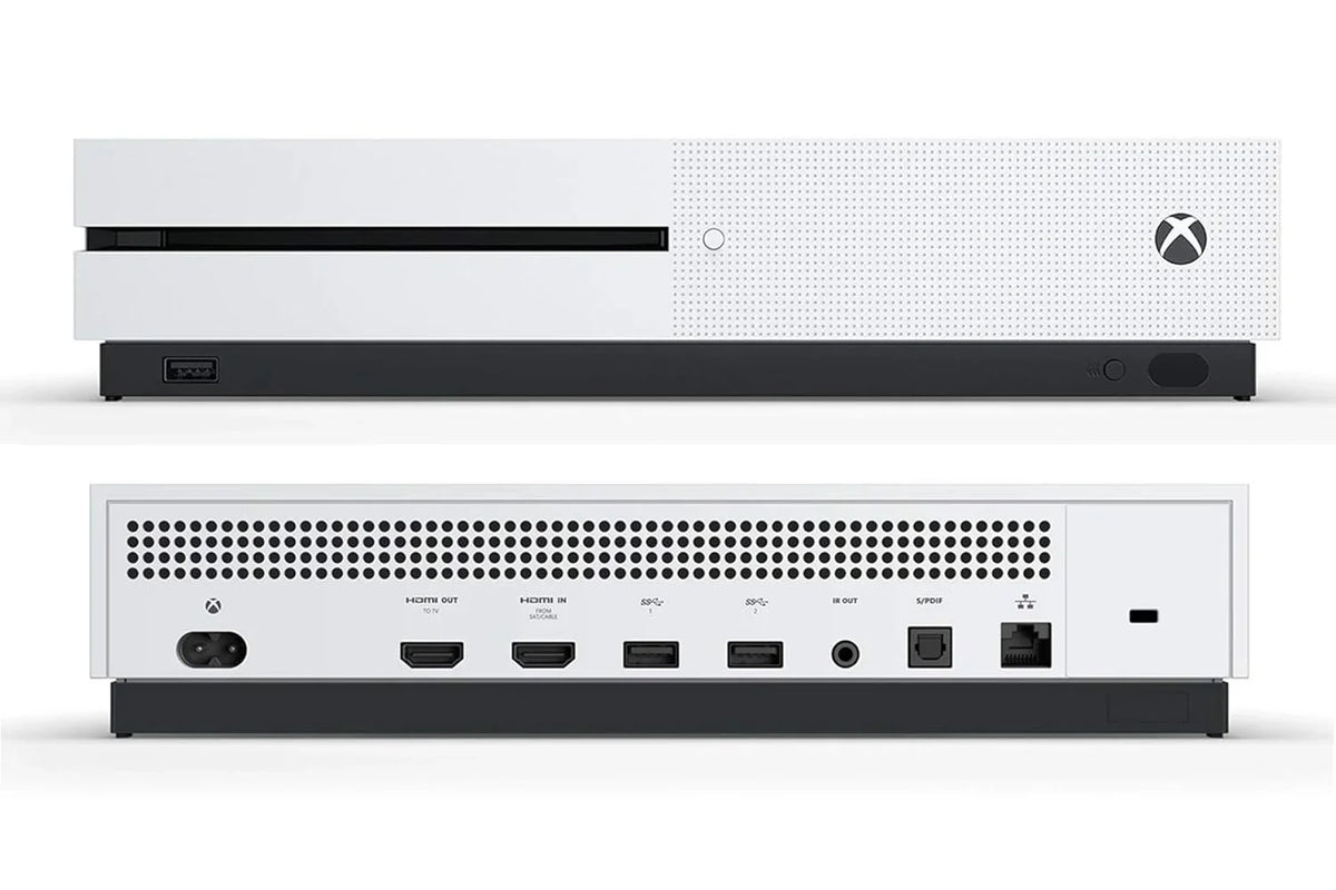 One Ultra AXTION Xbox 1TB, Bundle Cable Used Only BOLT Microsoft X White Console HDMI HD 4K with