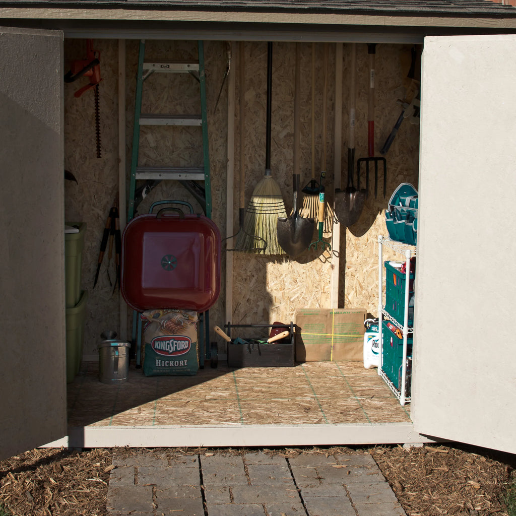 Shed 4 ft. ft. Home 8 Fremont Lean-To Storage Handy Products x
