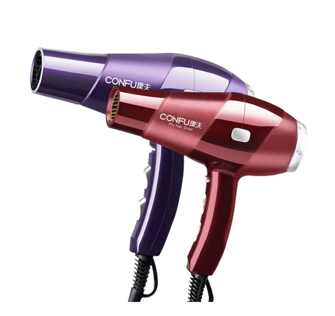 Ionic for and Hair Function Dryer, cold Concentrator air Cool Power 3 and CONFU 2 Shinier hot Button, Settings, High 2300W Dryer, Speed Hair Nozzle(Red) Heat Dryers Results, Shot for Women,