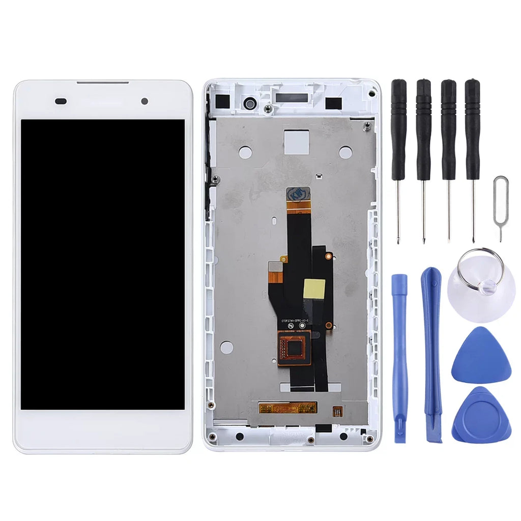Digitizer F3313 Frame Cellphone Repair with LCD Assembly Screen Parts Xperia F3311 for Full Sony E5 OEM