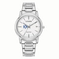 Dial Eco-Drive Steel Stainless Citizen Silver Women's Watch Watch White Greyhounds Moravian