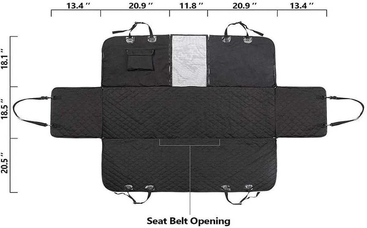 Hammock & Car Back Cars Liquidproof Protection Scratchproof Dogs Dog Seat, with Seat Dog Trucks for Car Cover Dog Window, Mesh SUVs Covers Cover