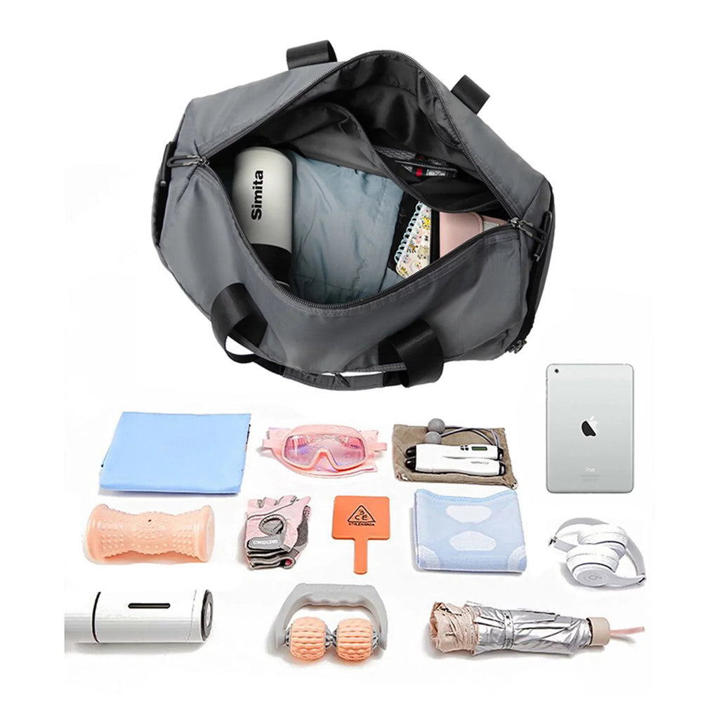 with Bag Wet for Compartment Women Travel Overnight Men Dry Duffel Sports Small Bag Tsseiatte Bag and Pocket Shoes