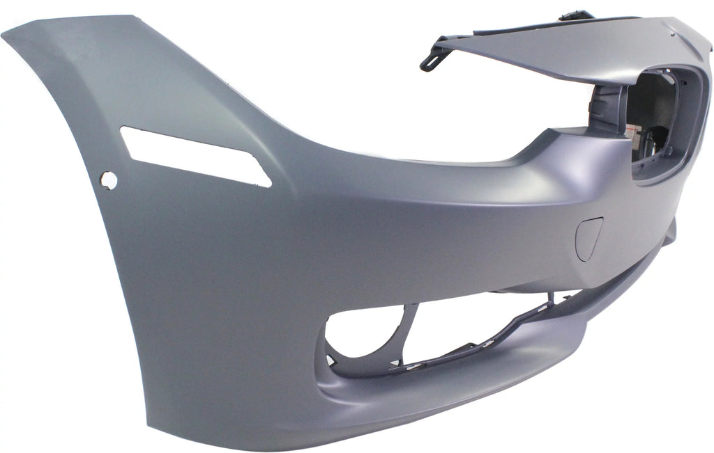 2012-2015 3-SERIES Holes/IPAS with COVER Primed Type/Cam BUMPER Sedan/Wagon Front BMW Compatible PDC STD For