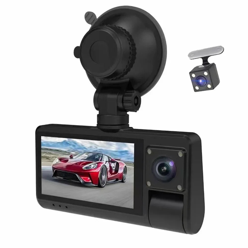 Cam, Video Interconnection Dash for Auto Screen Dcenta Mirror, Recording Car with Camcorder Safety Touched Enhanced WIFI