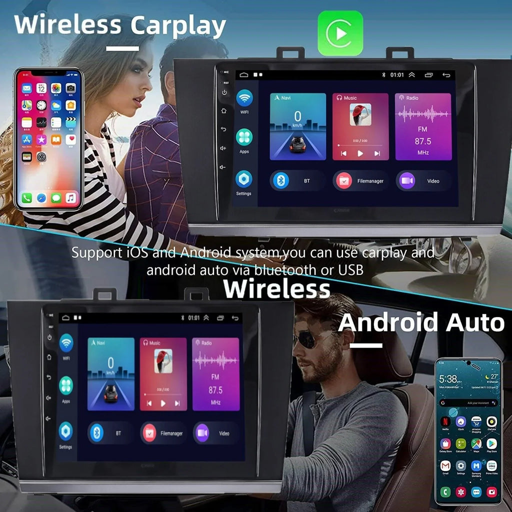 Your 9IN Commutes with Audio Carplay High-Quality Streaming Upgrade Subaru Outback GPS Touchscreen Optimize Daily Android Legacy