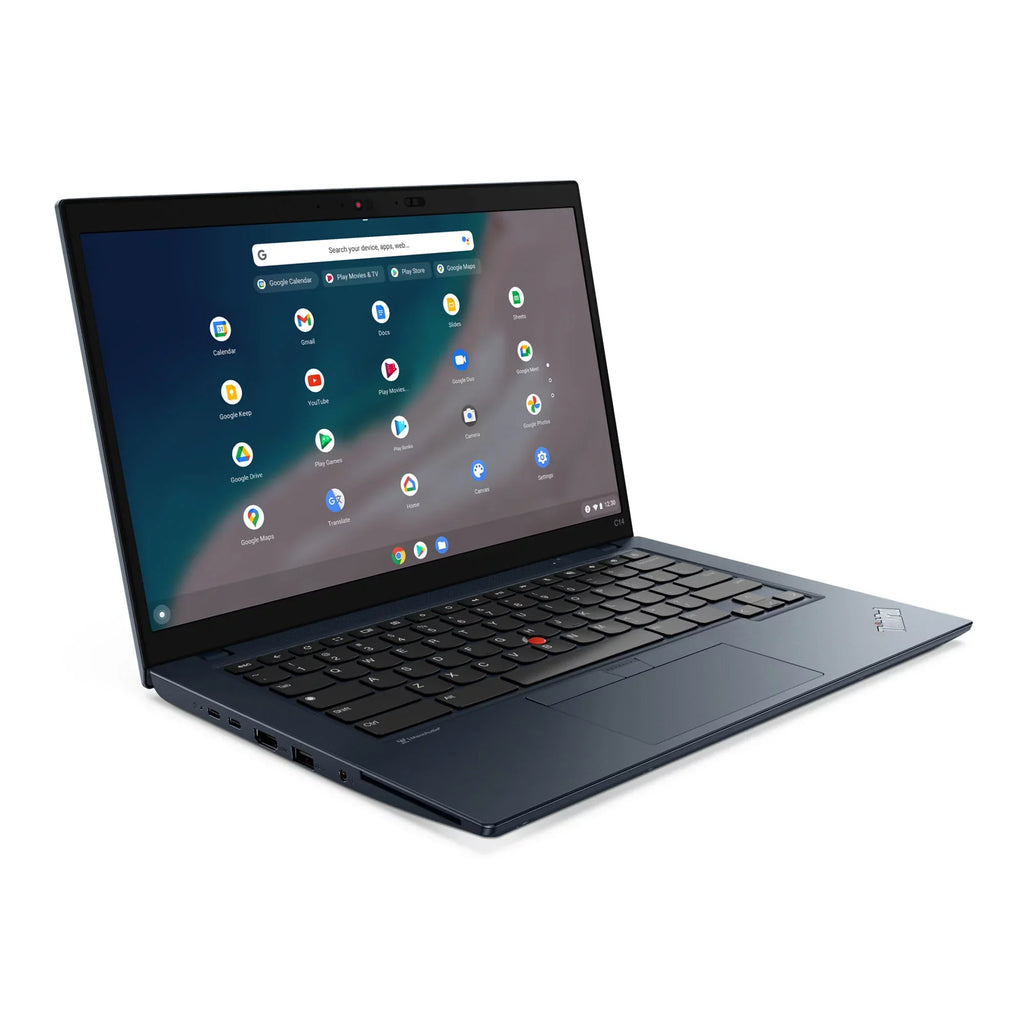 Laptop, Iris IPS, Xe, FHD Intel Lenovo 8GB, C14 Chromebook ThinkPad vPro®, 14" 256GB