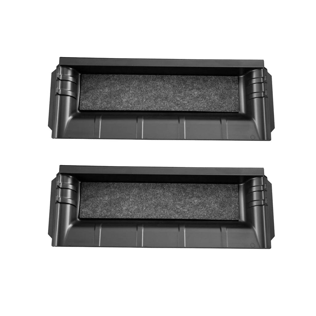 3 Underseat 2Pieces Organizer Box for Cubby Interior Passenger Hidden Drawer Car Box Driver Accessories Storage Seat Atto Bins Container under