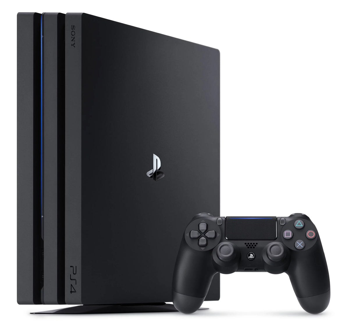 Pad (Refurbished) Sony PlayStation Game Console Restored Wireless Pro 1TB 4 - - Gaming Black