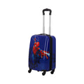 Hardshell Wheels, Kids Spinner Rolling 21 Blue Carry with Marvel On Inch Suitcase Luggage, Spider-Man