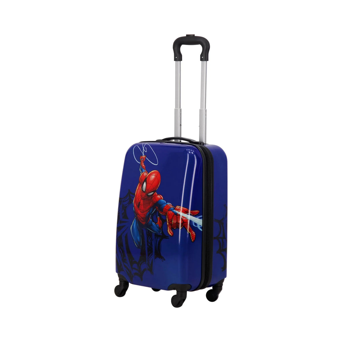 Hardshell Wheels, Kids Spinner Rolling 21 Blue Carry with Marvel On Inch Suitcase Luggage, Spider-Man