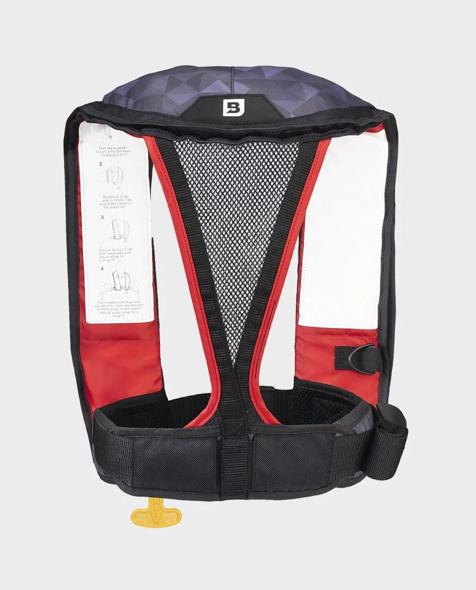 Bluestorm Approved 40 Adults Automatic/Manual | Atmos (Nitro Jacket Life PFD Guard for Red) Coast Gear US Inflatable